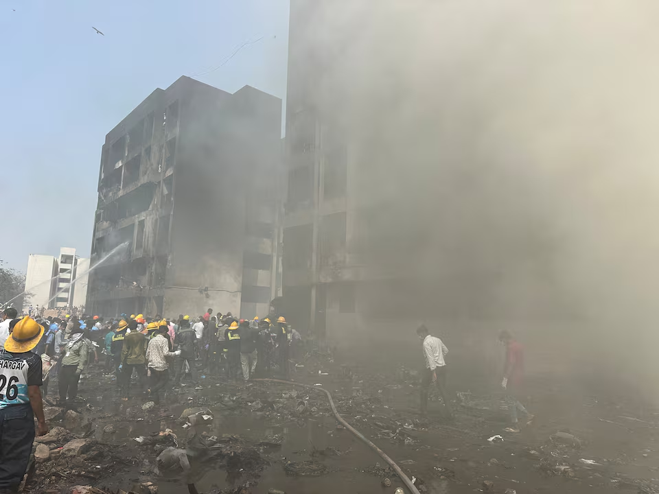 Hundreds feared dead as Air India flight crashes in civilian area after takeoff